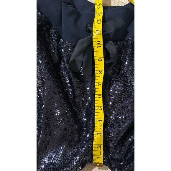 Cinq a Sept - Gorgeous SEQUIN GILES PANT -XL - NWT - Navy - Picture 10 of 10